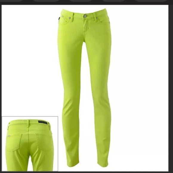 Rock & Republic Denim - Rock & Republic Berlin Midrise Skinny Jeans - Neon
